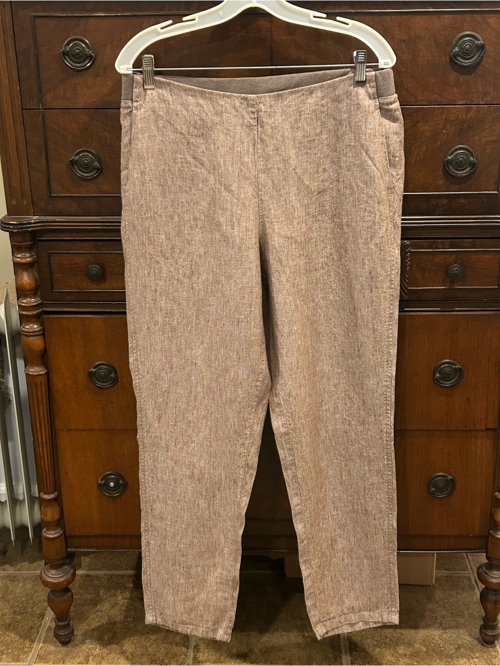 J. Jill Linen Straight-Leg Pants Women's Size Medium
